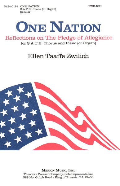 One Nation - Reflections On The Pledge of Allegiance : For SATB Chorus & Piano/Organ.