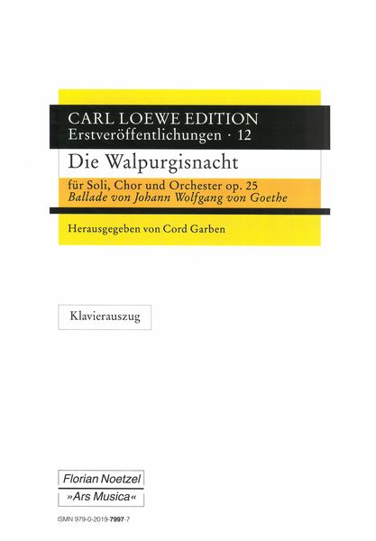 Walpurgisnacht, Op. 25 : Für Soli, Chor und Orchester / edited by Cord Garben.