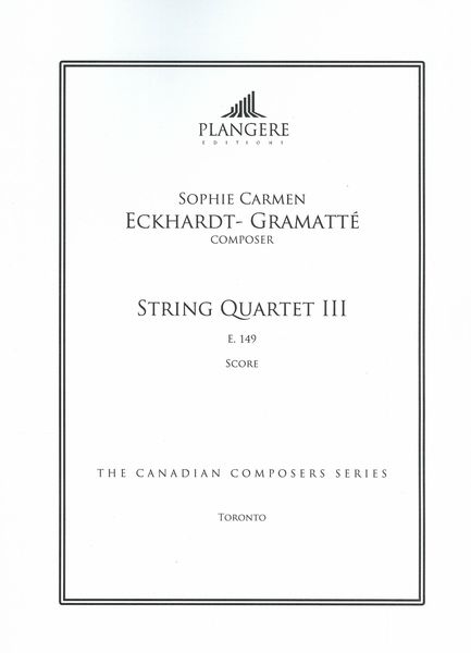 String Quartet III, E. 149 / edited by Brian McDonagh.