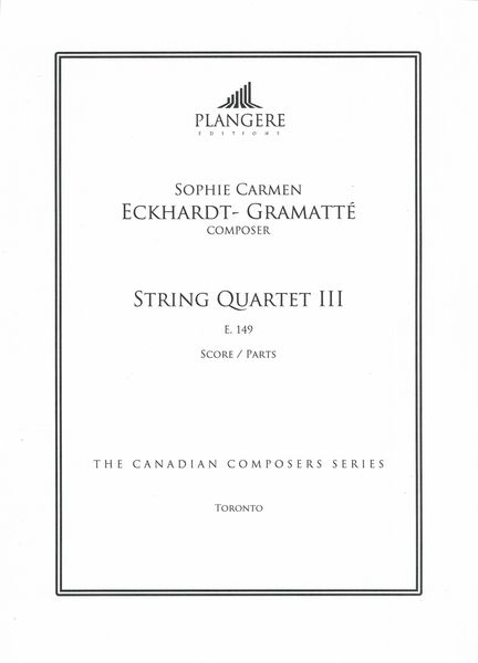 String Quartet III, E. 149 / edited by Brian McDonagh.