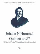 Quintet Op. 87 : For Piano, Violin, Viola, Cello and Bass / New Revised Edition.
