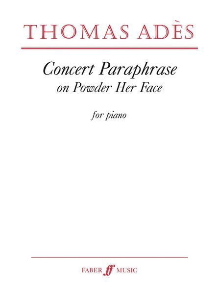 Concert Paraphrase On Powder Her Face : For Piano (2009) [Download].