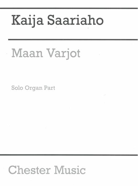 Maan Varjot : For Solo Organ and Orchestra (2013).