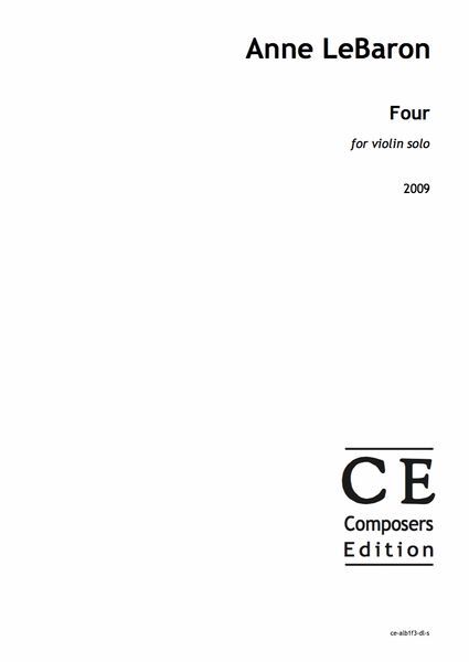 Four : For Solo Violin [Download].