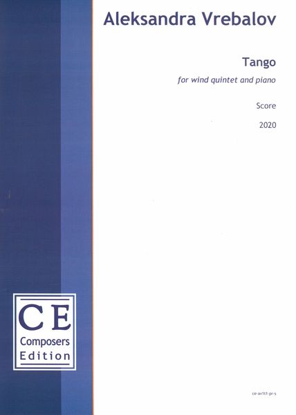 Tango : For Wind Quintet and Piano (2020).