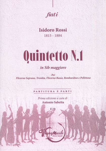 Quintetto N. 1 In Si Bemolle Maggiore / edited by Antonio Sabetta.