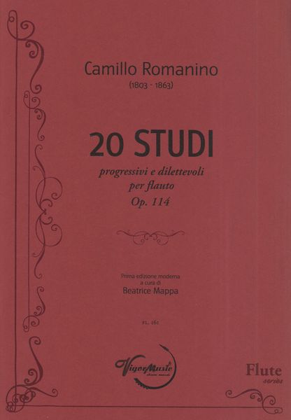 20 Studi Progressivi E Dilettevoli, Op. 114 : Per Flauto / edited by Beatrice Mappa.
