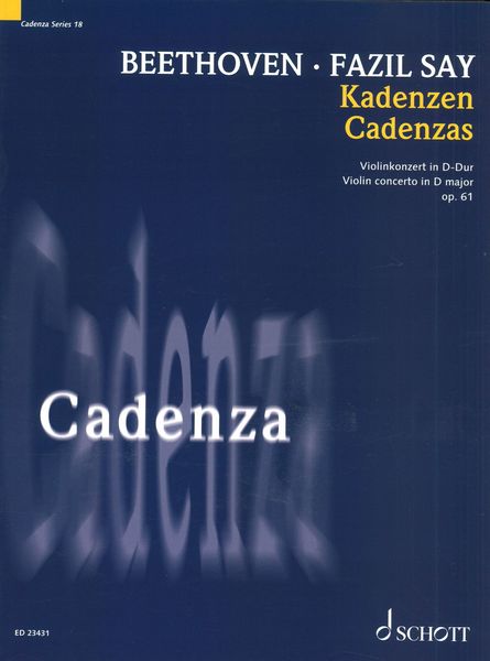 Cadenzas For The Violin Concerto In D Major, Op. 61 by Beethoven.