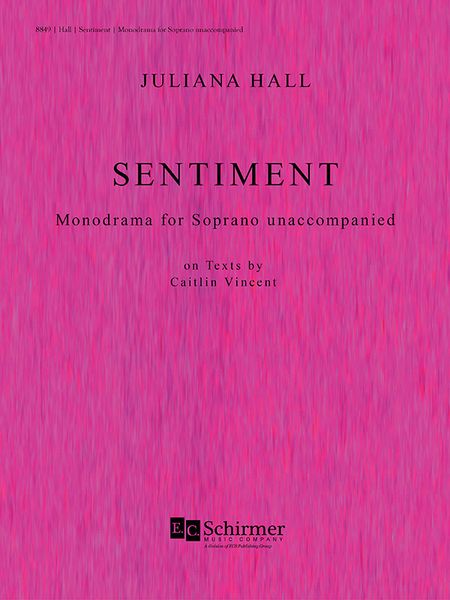 Sentiment : Monodrama For Soprano Unaccompanied [Download].