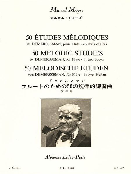 Fifty Melodic Studies, Vol. 1 : For Flute / Marcel Moyse.