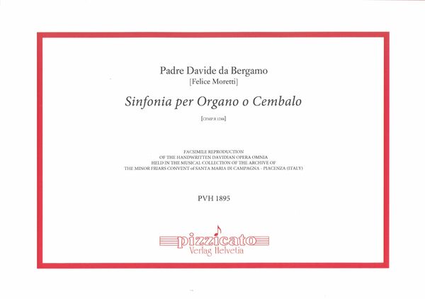 Sinfonia Per Organo O Cembalo, Cfmp.R 1244.