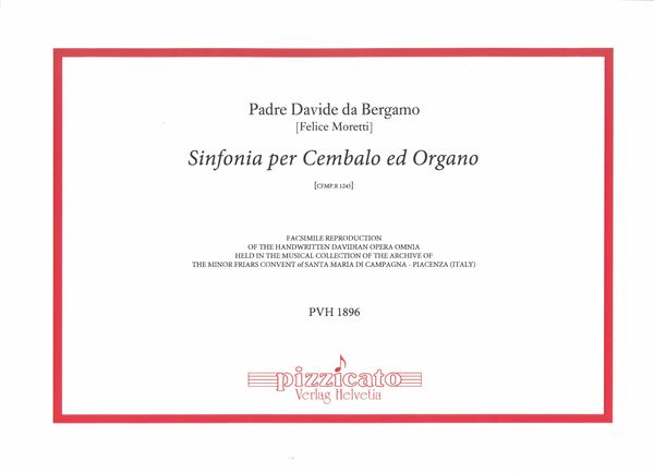 Sinfonia Per Cembalo Ed Organo, Cfmp.R 1245.