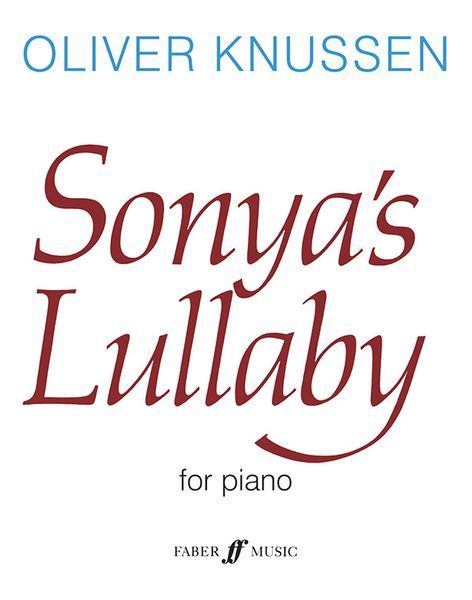 Sonya's Lullaby : For Piano (1977) [Download].