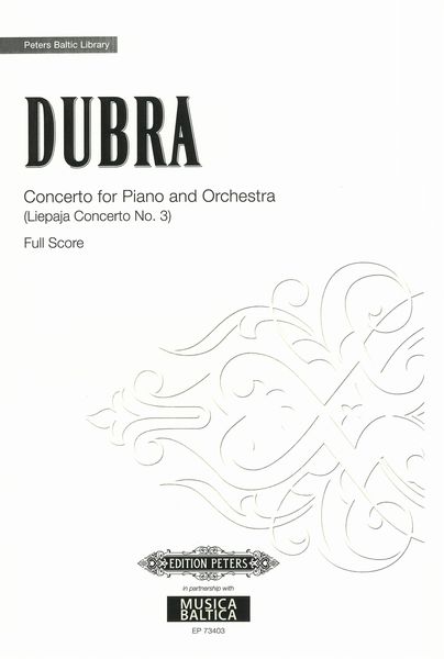 Concerto For Piano and Orchestra (Liepaja Concerto No. 3).