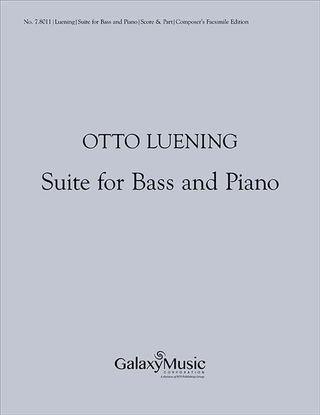 Suite For Bass and Piano [Download].