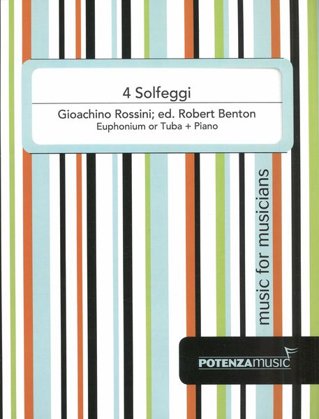 4 Solfeggi : For Euphonium Or Tuba and Piano / edited by Robert Benton.