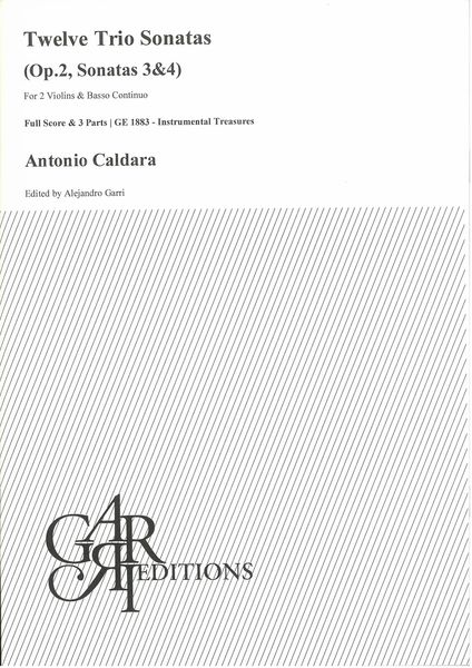 Twelve Trio Sonatas, Op. 2, Sonatas 3 and 4 : For 2 Violins & Basso Continuo / Ed. Alejandro Garri.