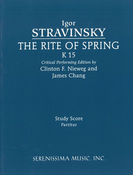 Rite of Spring / edited by Clinton F. Nieweg and James Chang.