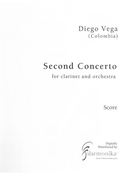 Second Concerto : For Clarinet and Orchestra (2008).