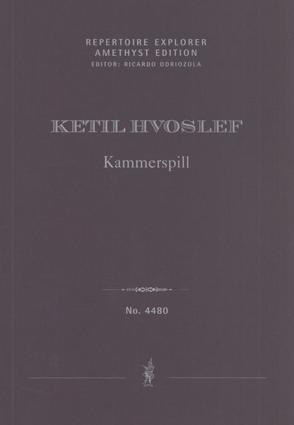 Kammerspill : For Orchestra (1995, Rev. 1996).