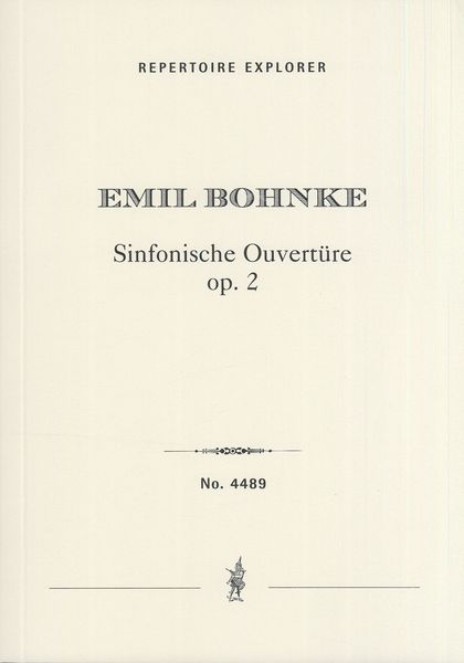 Sinfonische Ouvertüre, Op. 2.