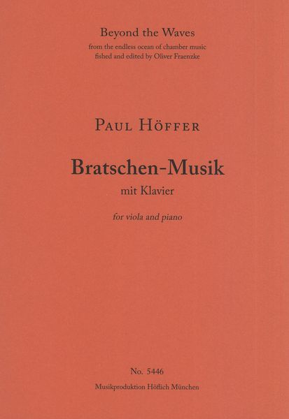 Bratschen-Musik Mit Klavier : For Viola and Piano.