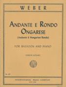 Andante E Rondo Ongarese, Op. 35 : For Bassoon and Piano / Ed. by Simon Kovar.