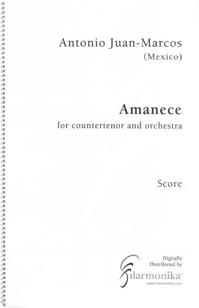 Amanece : For Countertenor and Orchestra.