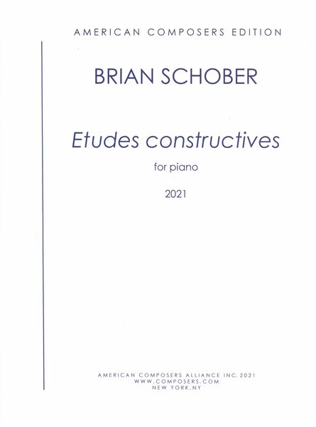 Etudes Constructives : For Piano (2021).