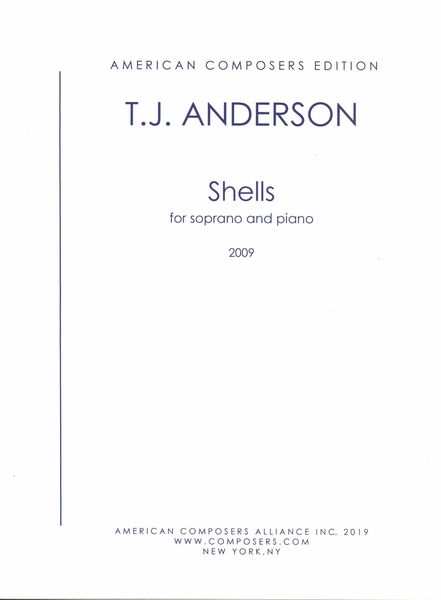 Shells : For Soprano and Piano (2009).
