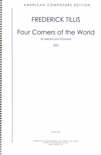 Four Corners of The World : For Narrator and Orchestra (2005).
