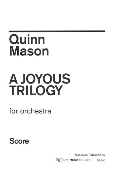 A Joyous Trilogy : For Orchestra.