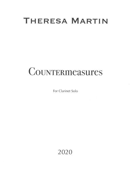 Countermeasures : For Clarinet Solo (2020).