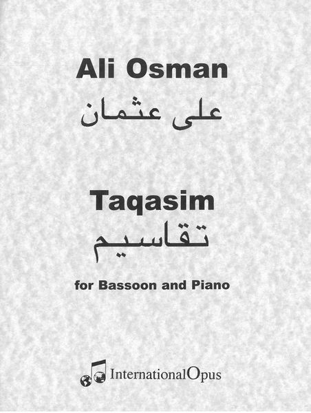Taqasim : For Bassoon and Piano (2005).