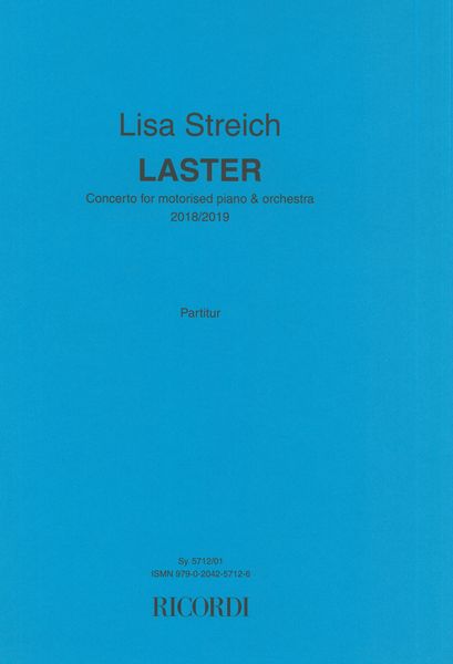 Laster : Concerto For Motorised Piano and Orchestra (2018/2019).
