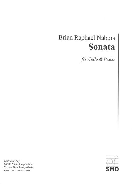 Sonata : For Cello and Piano (2017).