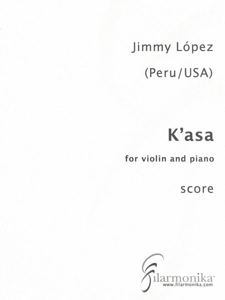 K'asa : For Violin and Piano (2003).