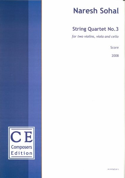 String Quartet No. 3 (2008).