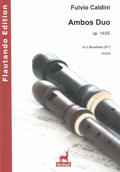 Ambos Duo, Op. 143/E : Für 2 Blockflöten (S/T).