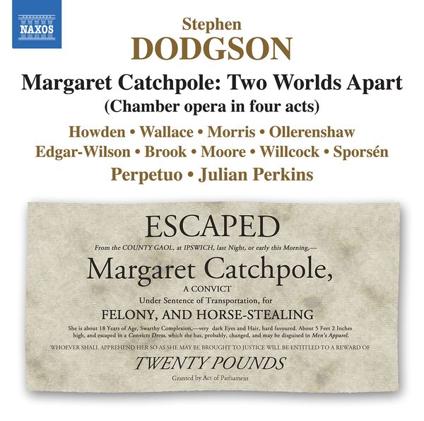 Margaret Catchpole - Two Worlds Apart : Chamber Opera In Four Acts.