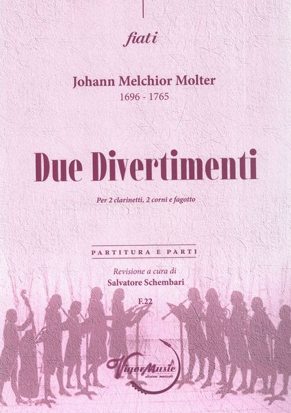 Due Divertimenti : Per 2 Clarinetti, 2 Corni E Fagotto / edited by Salvatore Schembari.