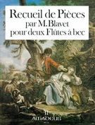 Recueil De Pieces : For Two Recorders, Vol. 2 / Edited By Y. Morgan And W. Michel.