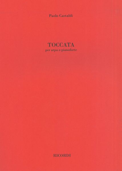 Toccata : Per Arpa O Pianoforte.