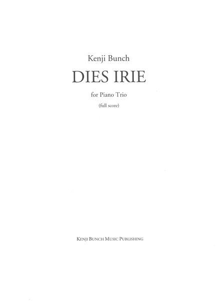 Dies Irie : For Piano Trio (2003).