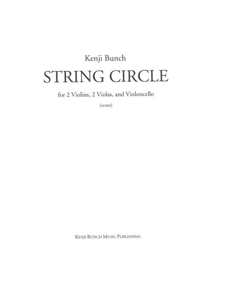 String Circle : For 2 Violins, 2 Violas and Violoncello.