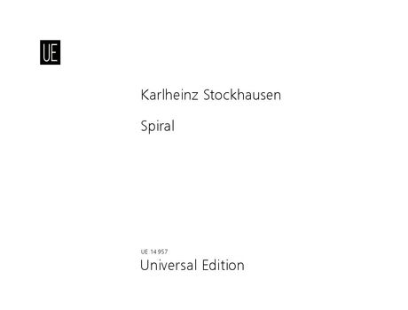 Spiral Für Einem Solisten, No. 27.