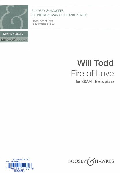 Fire of Love : For SSAATTBB and Piano.