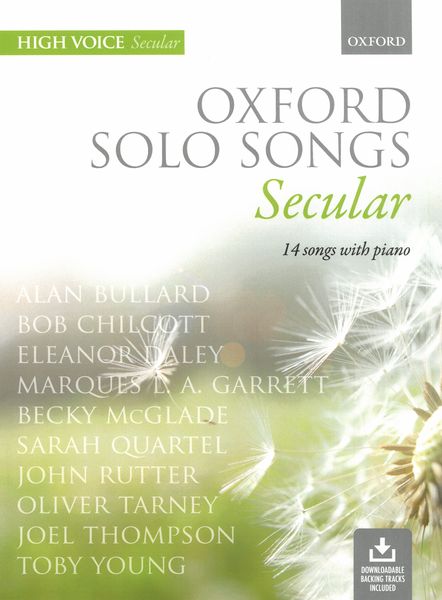 Oxford Solo Songs - Secular : For High Voice.
