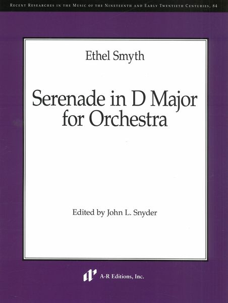 Serenade In D Major : For Orchestra / edited by John L. Snyder.