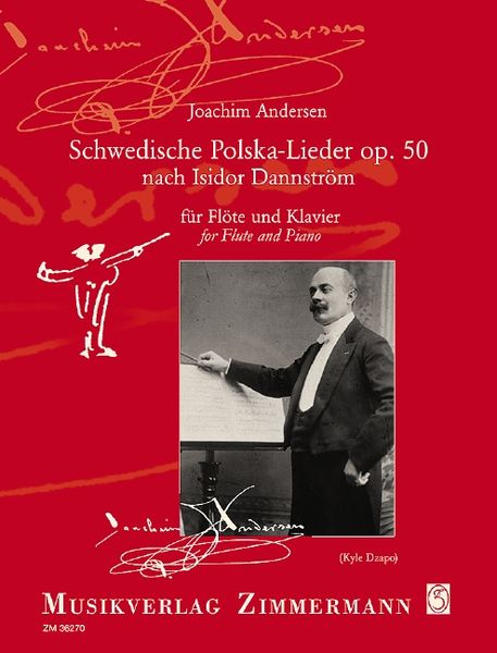 Schwedische Polska-Lieder, Op. 50, Nach Isidor Dannström : For Flute and Piano.